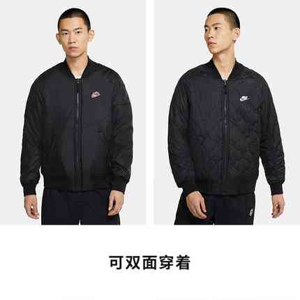 Nike耐克官方HERITAGE ESSENTIALS男子双面穿夹克新款棉服CZ9999双面