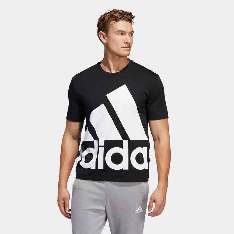 adidas 男装运动型格短袖T恤GK3328
